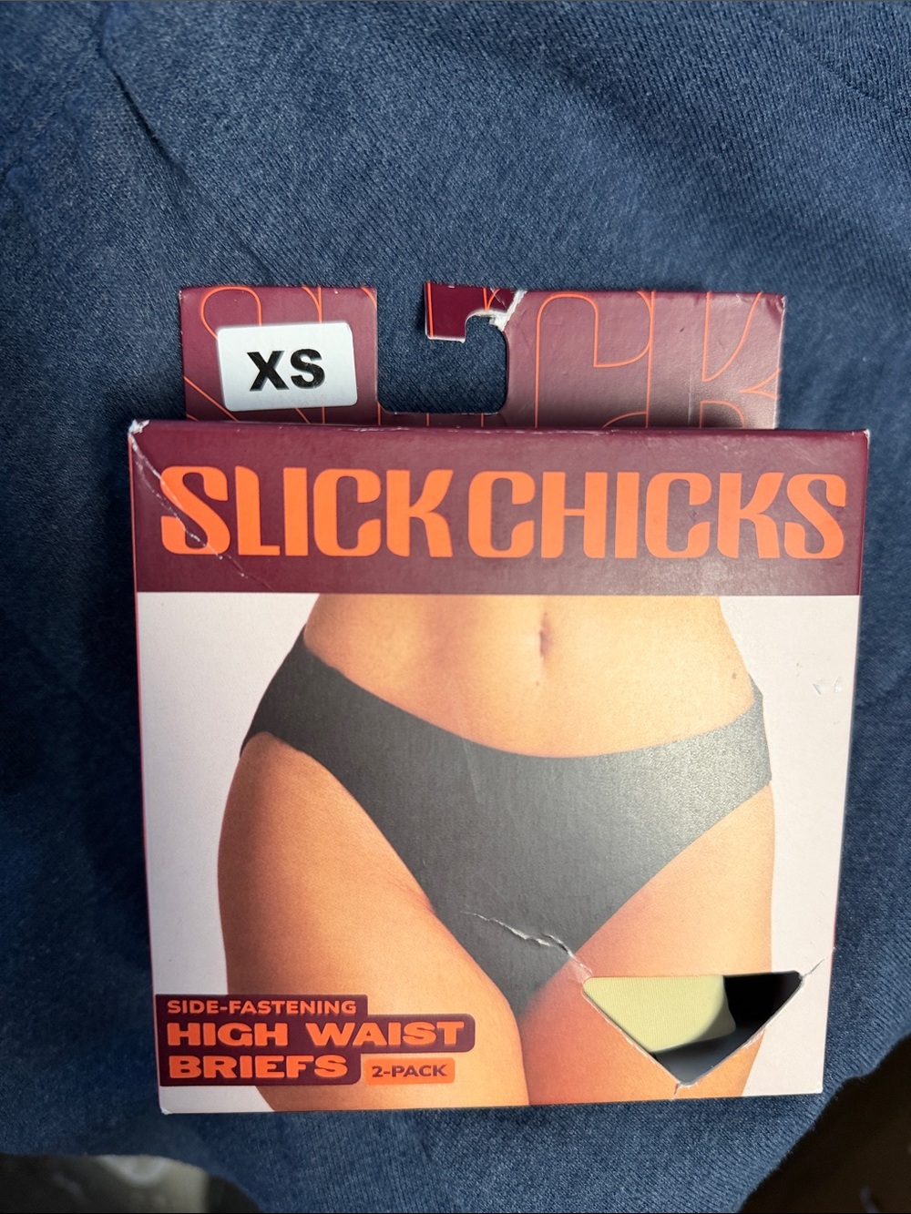 Women's Black High Waist Briefs - 2 Pack (XS)